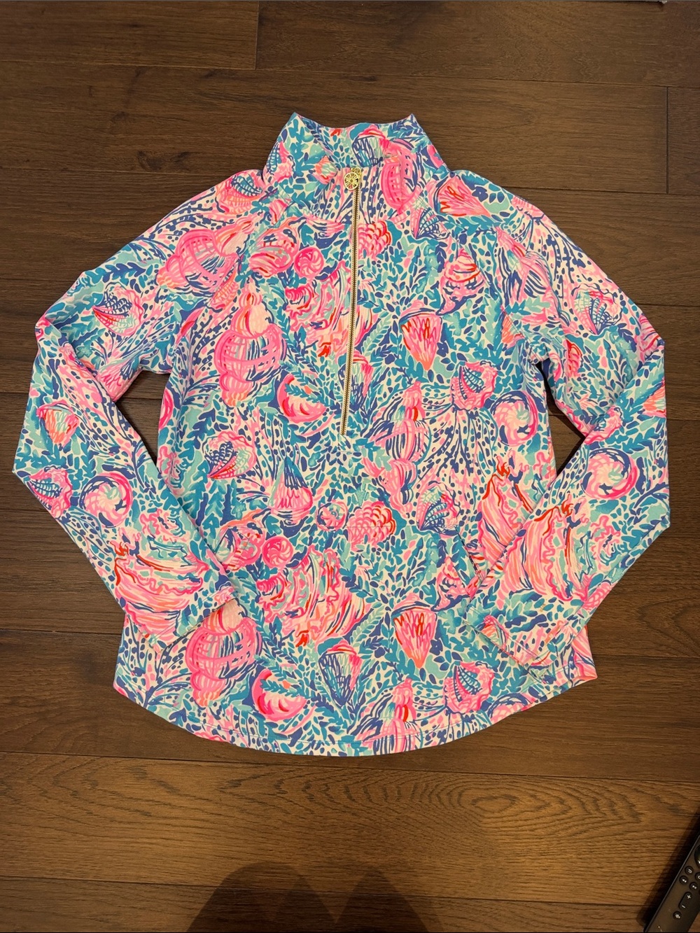 Lilly Pulitzer UPF 50+ Skipper Popover in Treasure Trove Print Size XS - C69-010